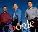 Eric Schmidt  Larry Page  Sergey Brin Google